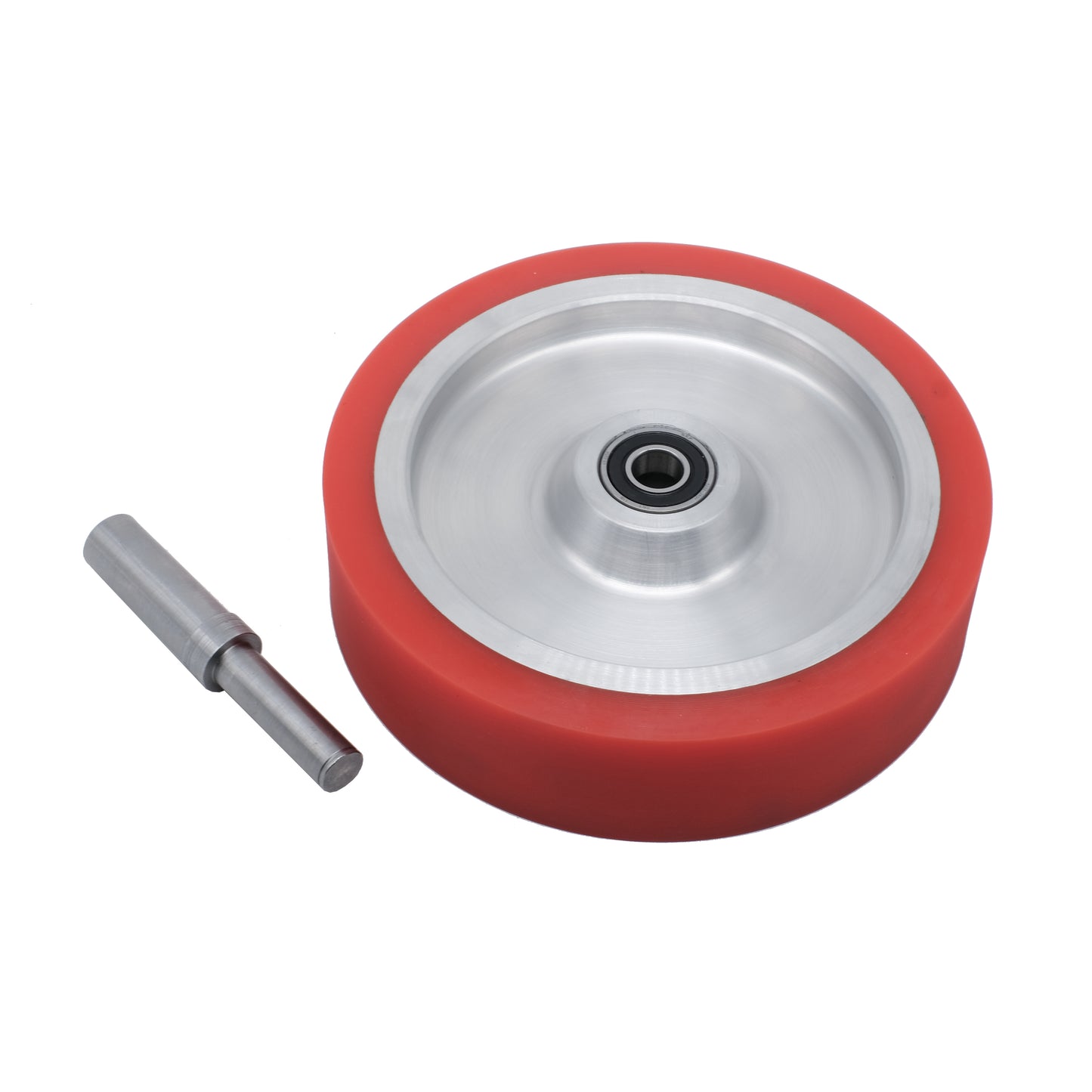 TR MAKER 7” 50x180mm Contact Wheel, 2x72 knife grinder Red color