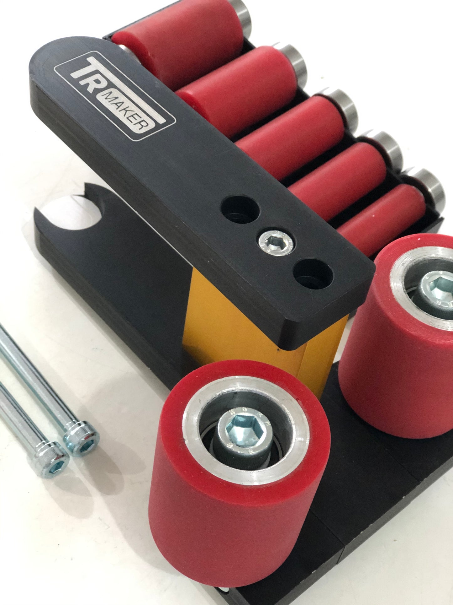 TR Maker Belt Grinder 2x72 small wheel set & holder for  grinders 2 big Rubber Kit