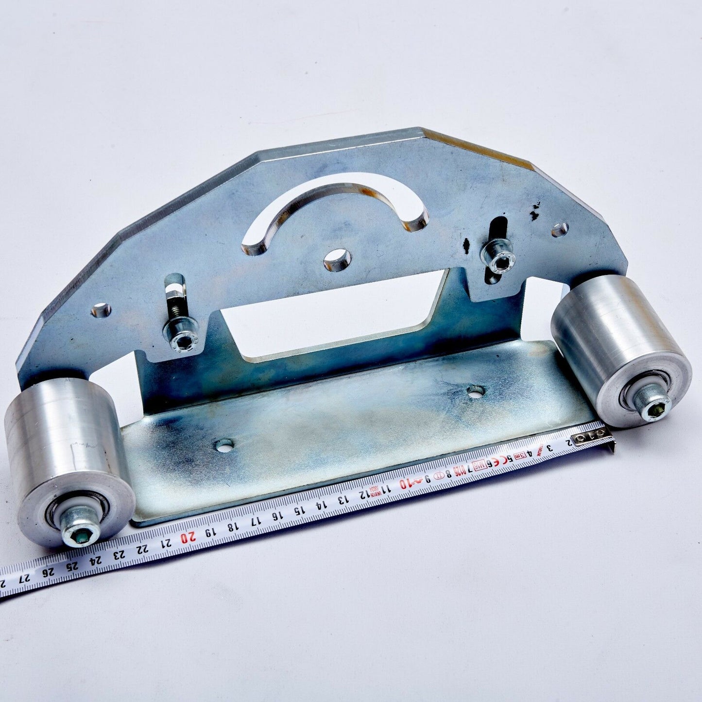 Belt Grinder D-Backing Plate for 2x72" Knife Making Grinder with Wheelss COMPLETE